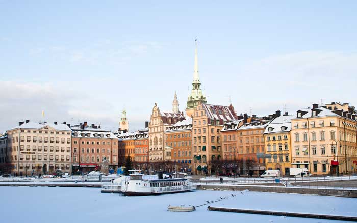 Stockholm under vintern