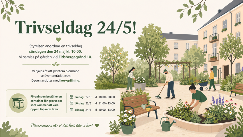 Trivseldag 24 maj 2026